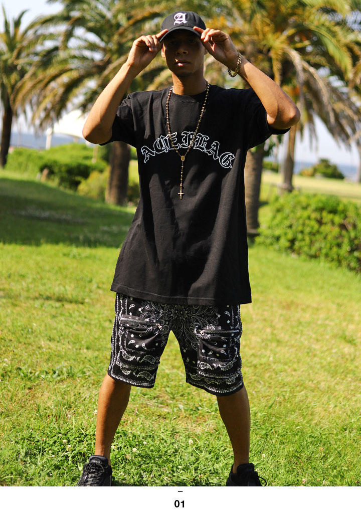 ACEFLAG（エースフラッグ） 上下セット 半袖 ブランド Tシャツ ハーフ
