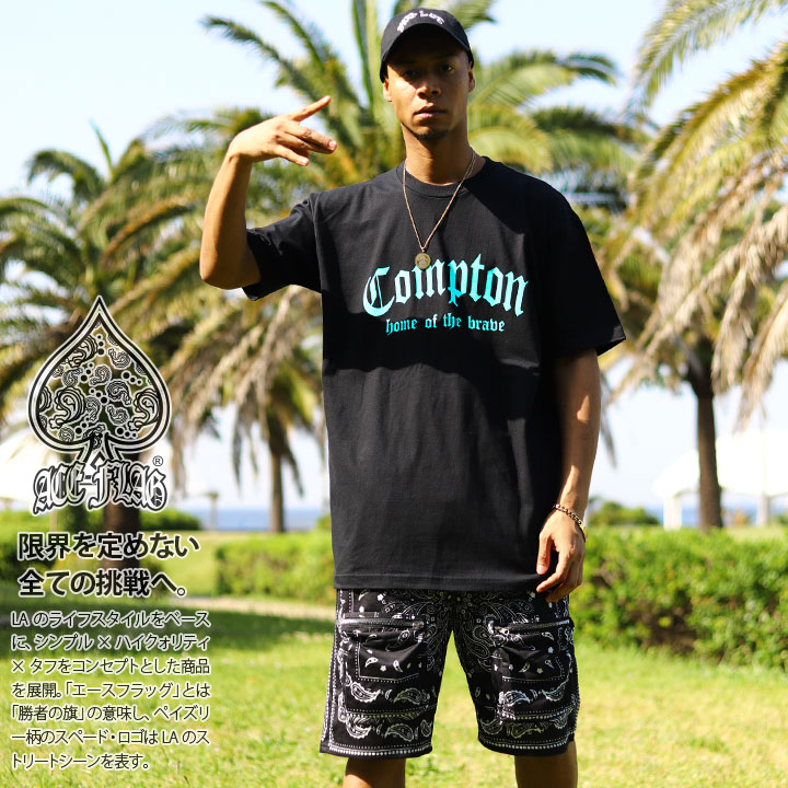 ACEFLAG（エースフラッグ） 上下セット 半袖 ブランド Tシャツ ハーフ