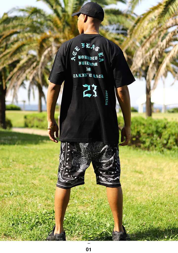 ACEFLAG（エースフラッグ） 上下セット 半袖 ブランド Tシャツ ハーフ