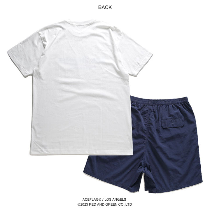 ACEFLAG（エースフラッグ） 上下セット 半袖 ブランド Tシャツ ハーフ