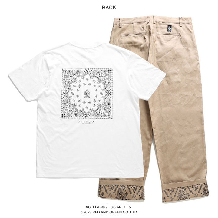 ACEFLAG（エースフラッグ） 上下セット 半袖 ブランド Tシャツ