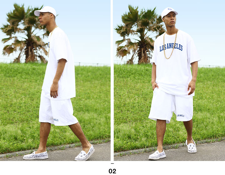 ACEFLAG（エースフラッグ） 上下セット 半袖 ブランド Tシャツ LA