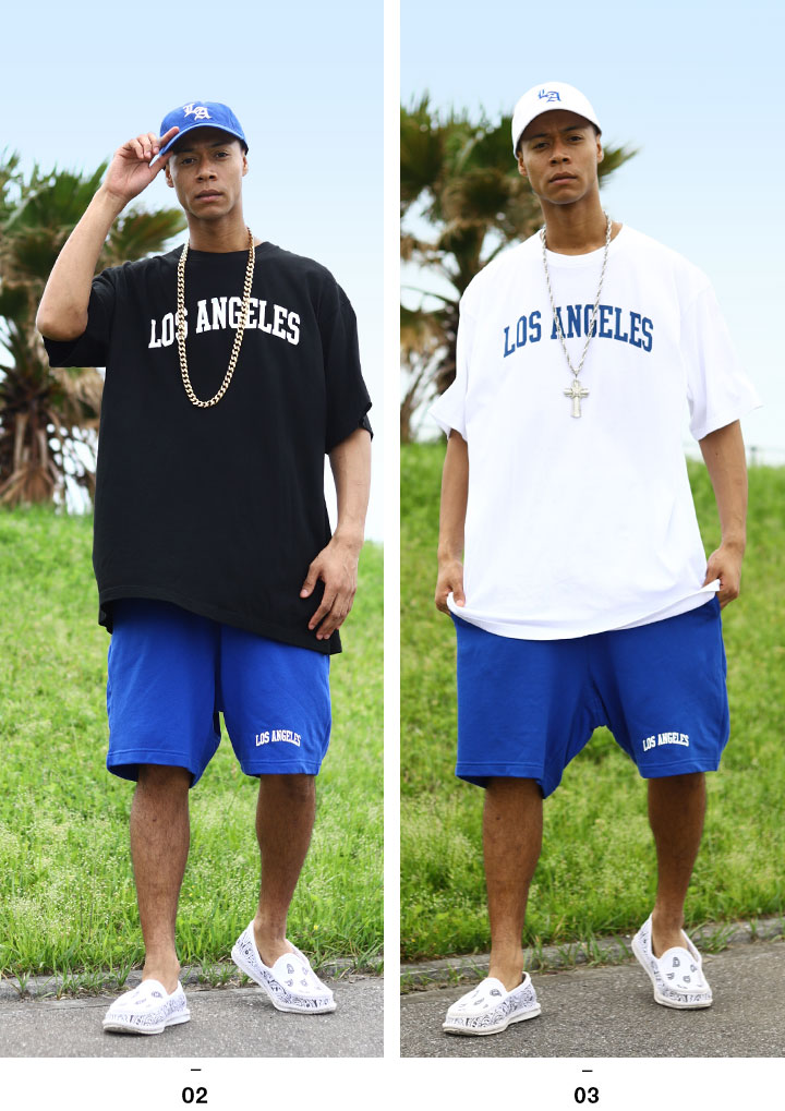 ACEFLAG（エースフラッグ） 上下セット 半袖 ブランド Tシャツ LA