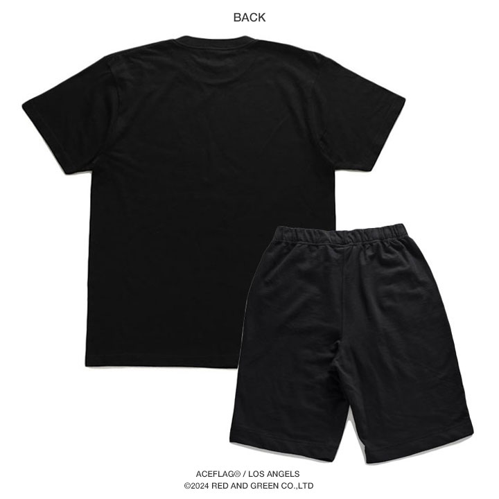 ACEFLAG（エースフラッグ） 上下セット 半袖 ブランド Tシャツ ハーフ