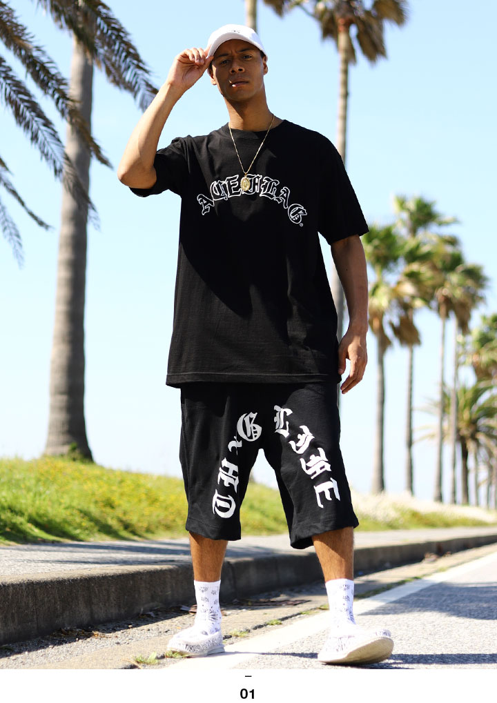 ACEFLAG（エースフラッグ） 上下セット 半袖 ブランド Tシャツ ハーフ