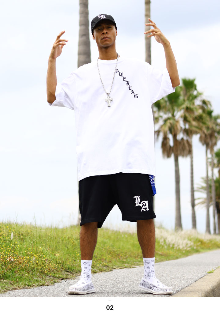 ACEFLAG（エースフラッグ） 上下セット 半袖 ブランド Tシャツ ハーフ