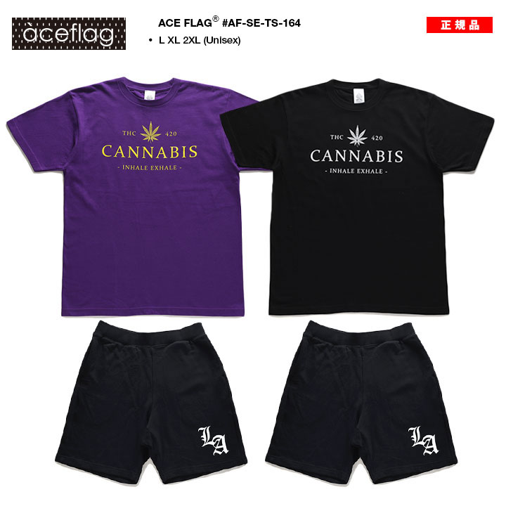 ACEFLAG（エースフラッグ） 上下セット 半袖 ブランド Tシャツ ハーフ