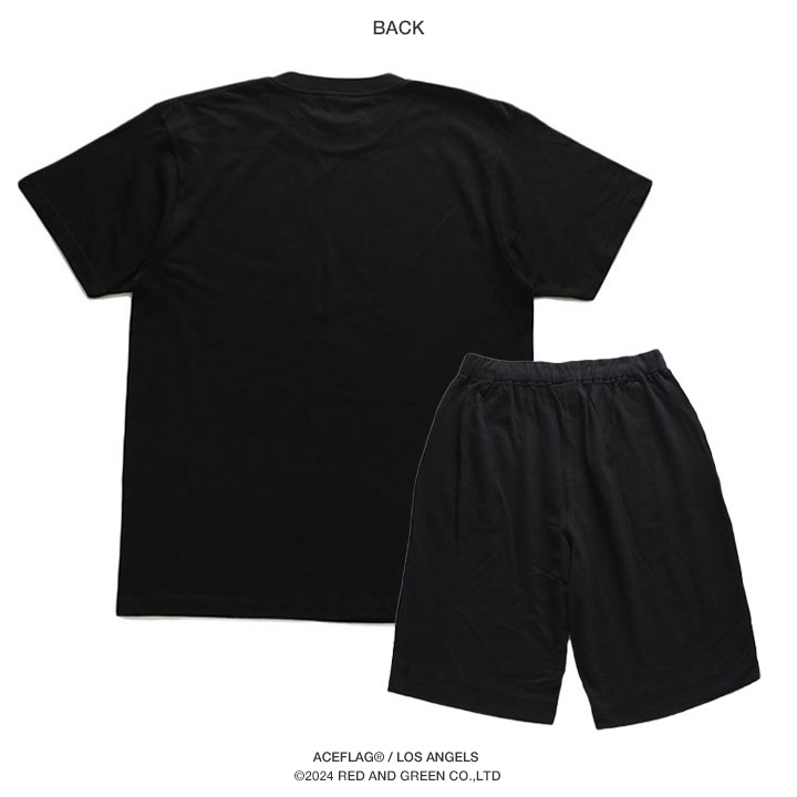 入手困難 エースフラッグ ACEFLAG セットアップ 半袖 THUG LIFE 楽天市場】ACE FLAG 上下セット 半袖 ブランド Tシャツ ハーフ