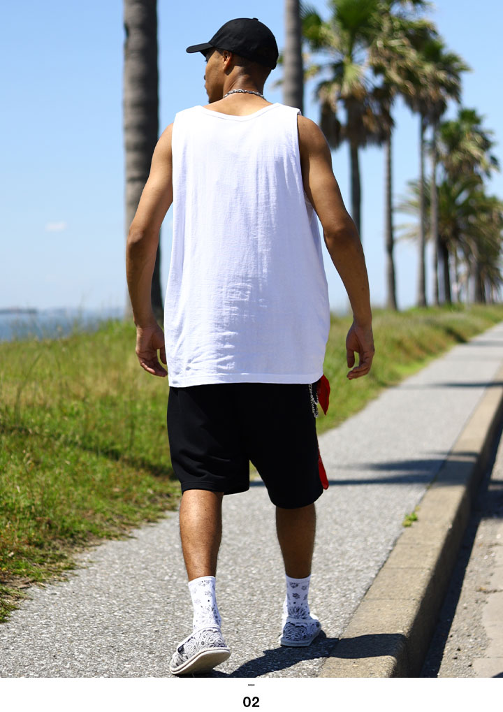 ACEFLAG（エースフラッグ） 上下セット ブランド ノースリーブ Tシャツ