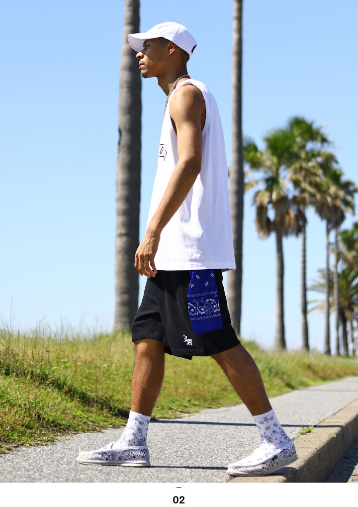 ACEFLAG（エースフラッグ） 上下セット ブランド ノースリーブ Tシャツ