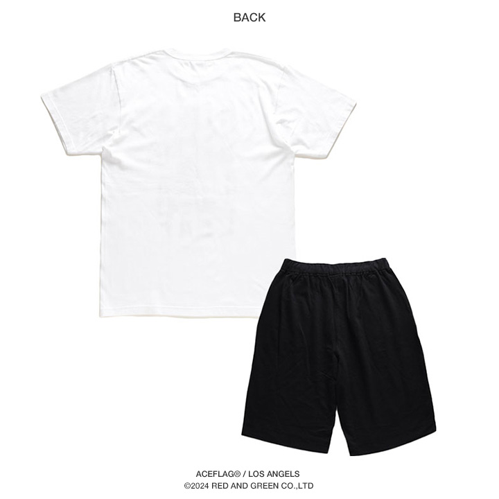 ACEFLAG（エースフラッグ） 上下セット 半袖 Tシャツ ハーフパンツ