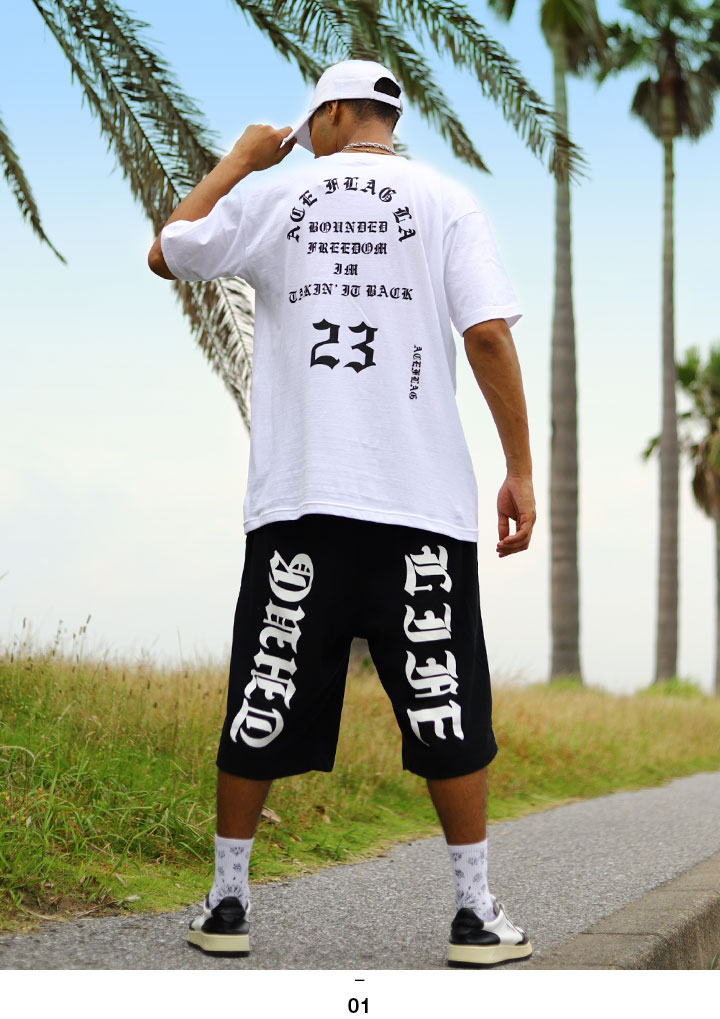 ACEFLAG（エースフラッグ） 上下セット 半袖 ブランド Tシャツ ハーフ