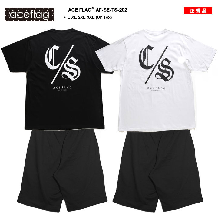 入手困難 即納 エースフラッグ ACEFLAG セットアップ 半袖 2pac ACEFLAG ACE FLAG 上下セット 半袖 ブランド Tシャツ ハーフ