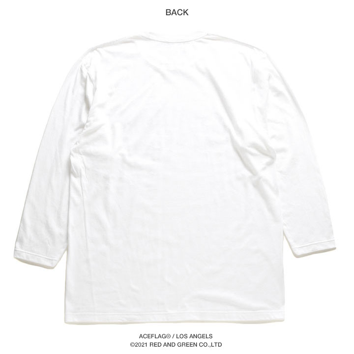 ACE FLAG ロンT  大きいサイズ エースフラッグ Tシャツ 長袖 おしゃれ かっこいい Compton コンプトン｜weekindenim｜11