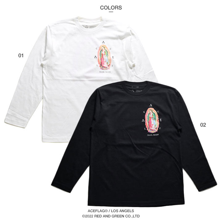 ACEFLAG ACE FLAG ロンT 大きいサイズ エースフラッグ Tシャツ