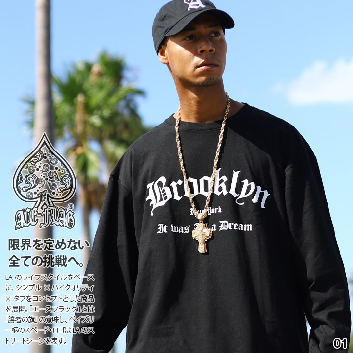 ACEFLAG ACE FLAG ロンT 大きいサイズ エースフラッグ Tシャツ