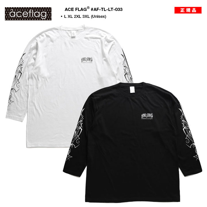 ACEFLAG ACE FLAG ロンT 大きいサイズ エースフラッグ Tシャツ