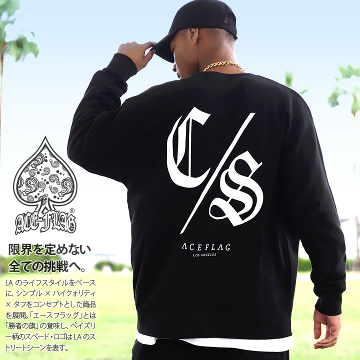 ACEFLAG（エースフラッグ） トレーナー ブランド スケボー 長袖
