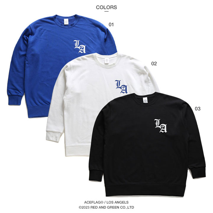 BRIEFING ネイビー 長袖トレーナー ACEFLAG ACE FLAG トレーナー ブランド スケボー 長袖