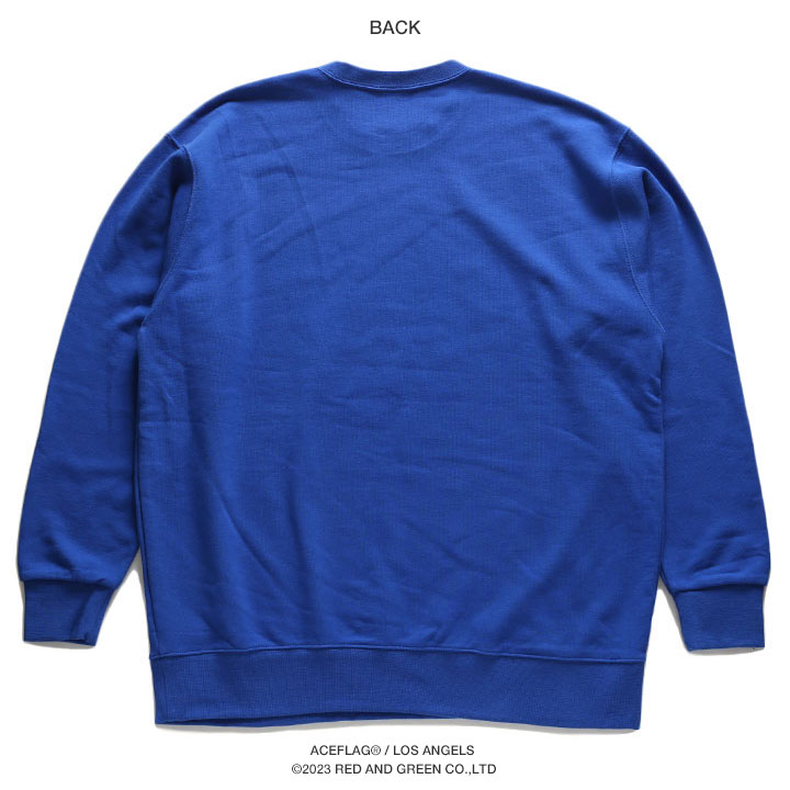 Nike ネイビー トレーナー Lサイズ　ロサンゼルス購入品 ACEFLAG ACE FLAG トレーナー ブランド スケボー 長袖