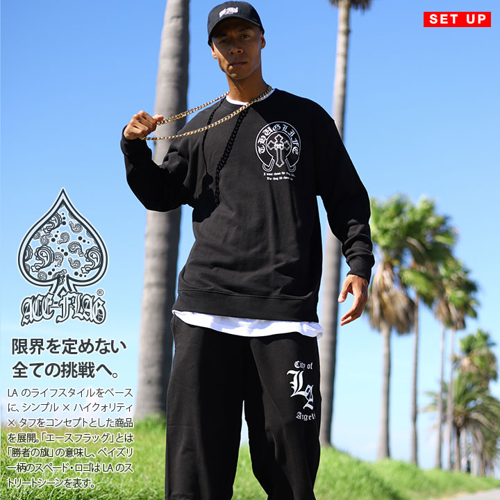 ACE FLAG 上下セット 長袖 ブランド 大きいサイズ エースフラッグ 