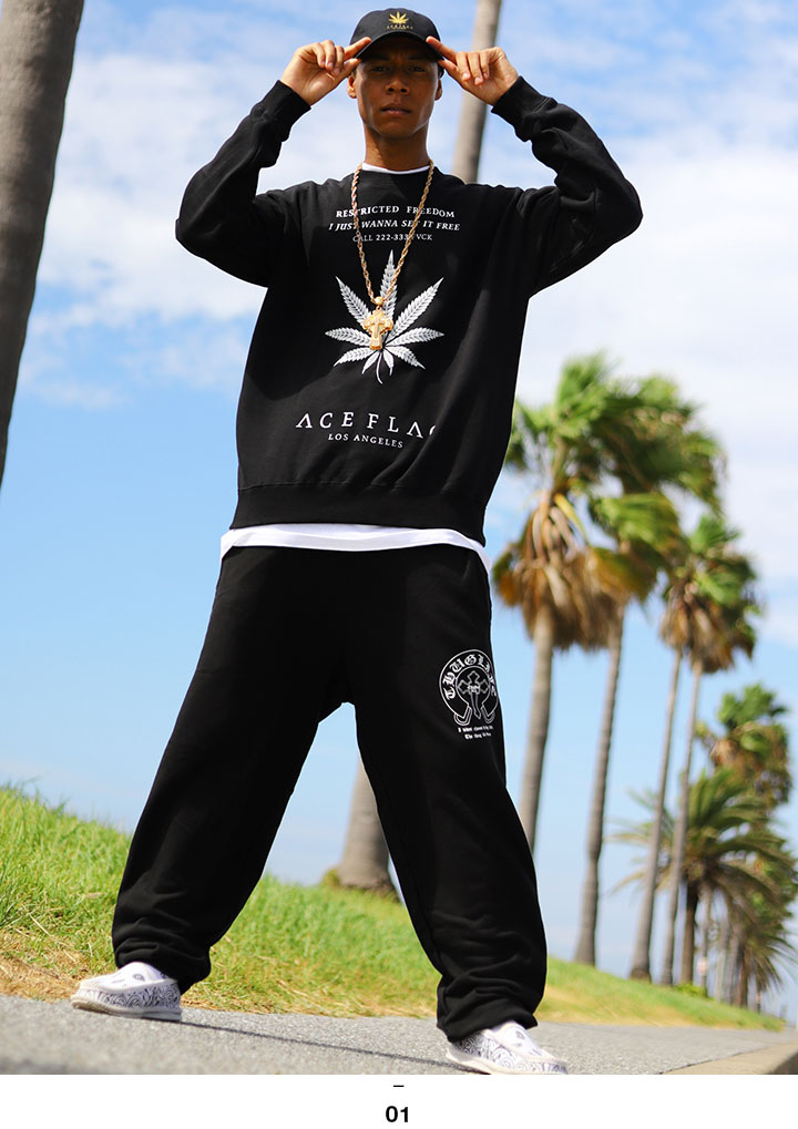 ACEFLAG（エースフラッグ） 上下セット 長袖 ブランド 大きいサイズ