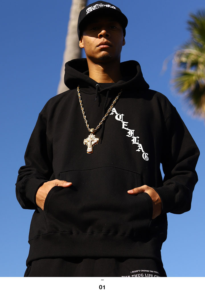 ACEFLAG（エースフラッグ） パーカー ブランド フーディ WORLD IS YOUR