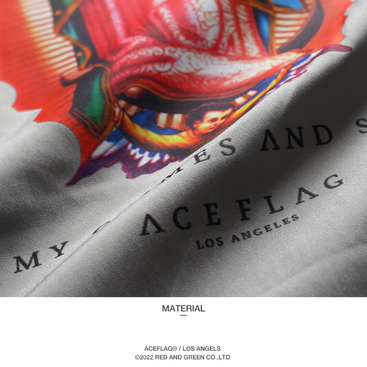 ACE FLAG アウター 長袖 ブルゾン Vネック ピステ 大きいサイズ