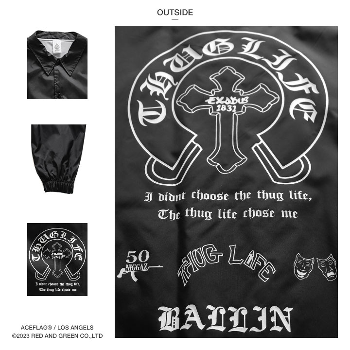 ACEFLAG ACE FLAG アウター 長袖 コーチジャケット ブルゾン
