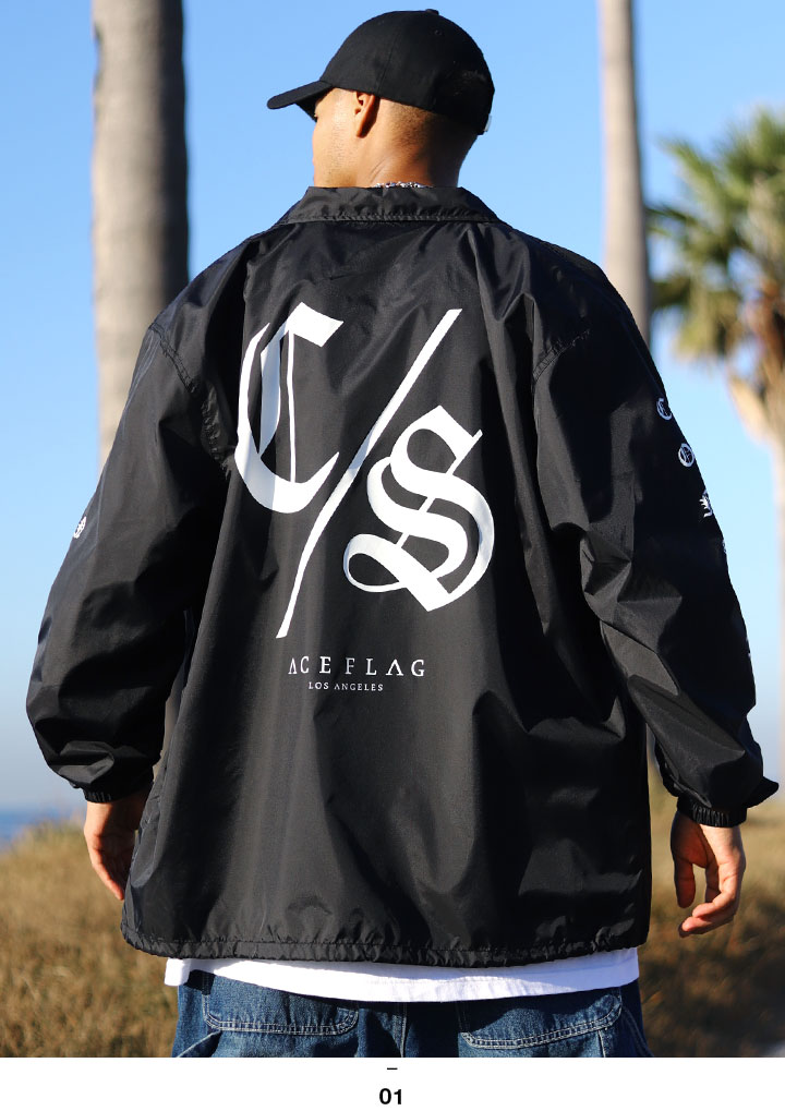 ACEFLAG（エースフラッグ） アウター 長袖 コーチジャケット ナイロン