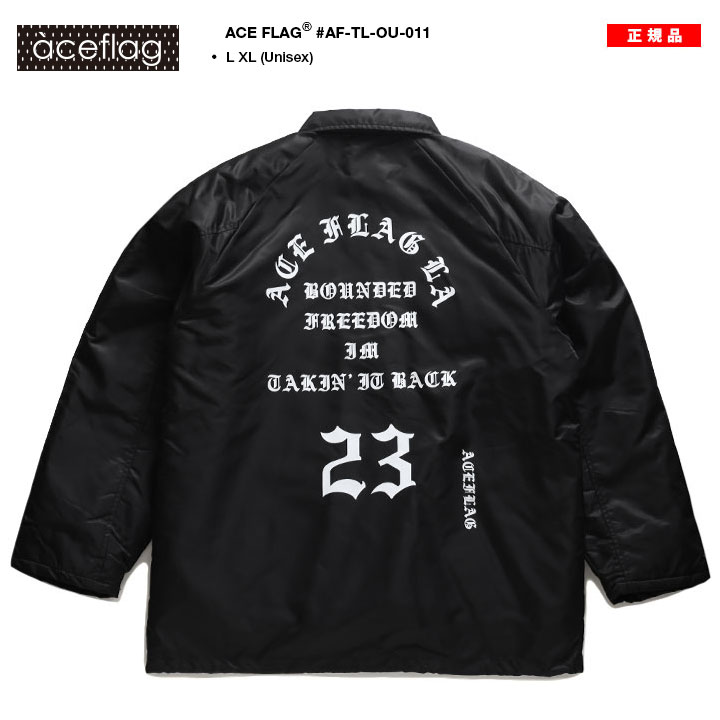 入手困難 エースフラッグ ACEFLAG アウター コーチジャケット CS 楽天市場】ACE FLAG アウター 長袖 コーチジャケット ナイロン