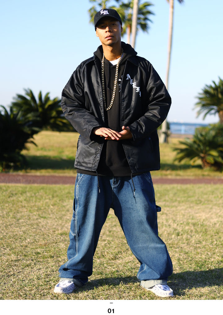 MAHF フリースコーチジャケット ACANTHUS x muta MARINE Polartec Fleece Lining Coach Jacket