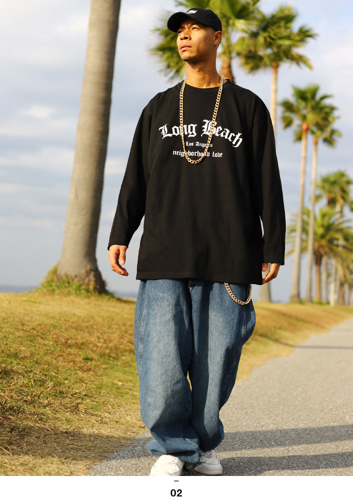 ACE FLAG 上下セット 長袖 ブランド Tシャツ ロンT デニム ロング 