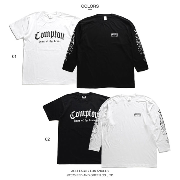 ACEFLAG（エースフラッグ） セットアップ 重ね着 半袖 Tシャツ 長袖