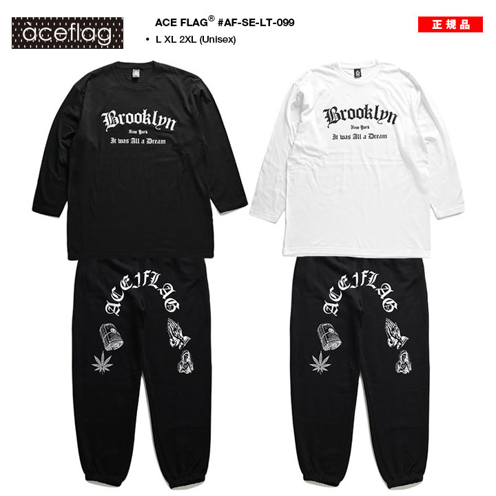ACEFLAG（エースフラッグ） 上下セット 長袖 ブランド 大きいサイズ