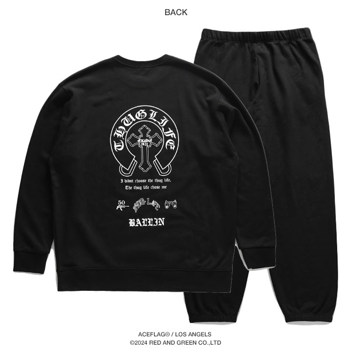 入手困難 即納 エースフラッグ ACEFLAG セットアップ 半袖 2Pac ACEFLAG ACE FLAG 上下セット 半袖 ブランド Tシャツ ハーフ