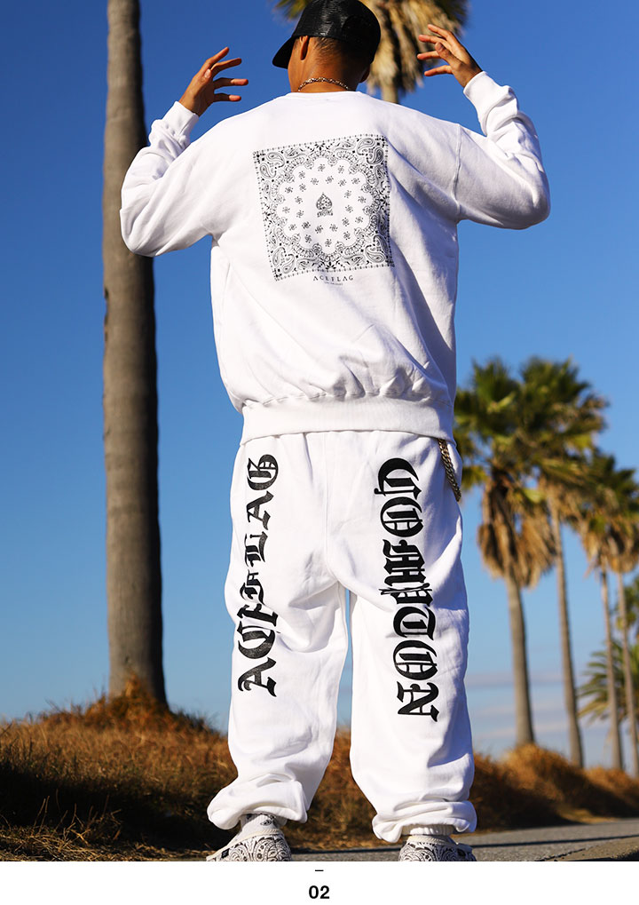 新品未使用　エースフラッグ　2XL　セットアップ ACE FLAG 上下セット 長袖 セットアップ ブランド Tシャツ ロンT