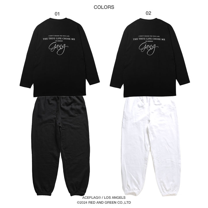 ACEFLAG（エースフラッグ） 上下セット 長袖 ブランド 大きいサイズ