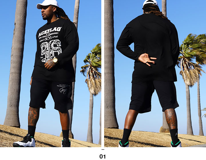 ACEFLAG（エースフラッグ） 上下セット 長袖 Tシャツ ロンT ブランド