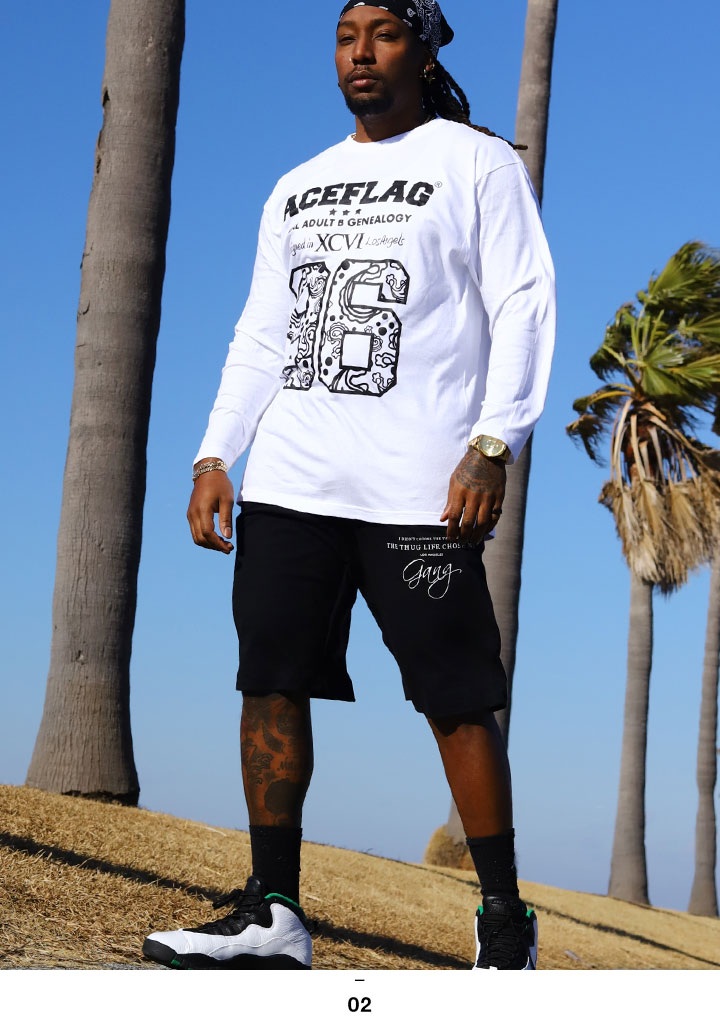 ACEFLAG（エースフラッグ） 上下セット 長袖 Tシャツ ロンT ブランド
