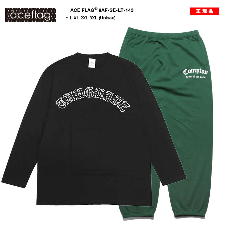 ACEFLAG（エースフラッグ） 上下セット 長袖 ブランド 大きいサイズ