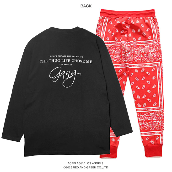 ACEFLAG（エースフラッグ） 上下セット 長袖 ブランド Tシャツ ロンT