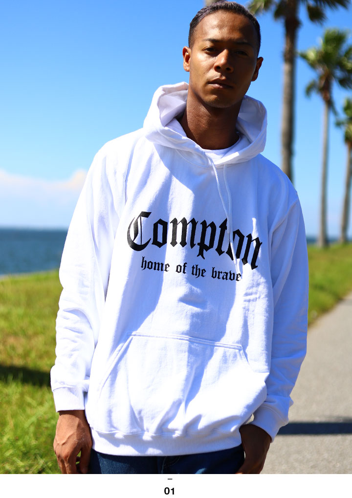 エースフラッグ ACEFLAG フードパーカー スウェット 長袖 大きいサイズ かっこいい おしゃれ Compton コンプトン ギャングスタ ビッグシルエット｜weekindenim｜06