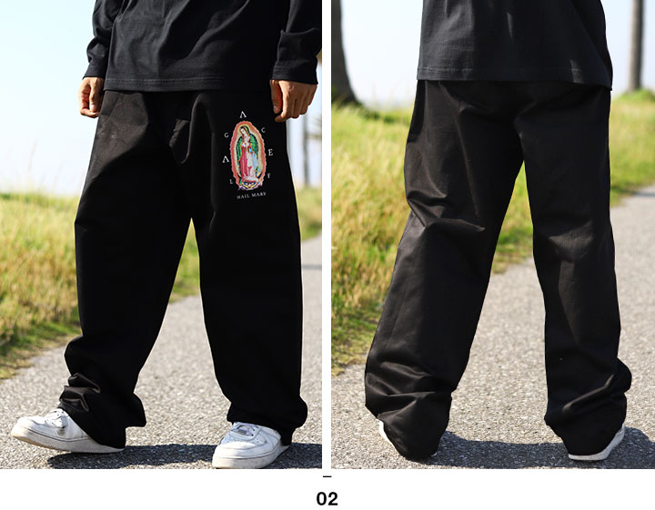 ACEFLAG（エースフラッグ） チノパン 極太 バギーパンツ 大きいサイズ