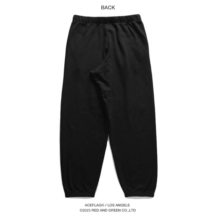 life is pain lifeispain スウェットパンツ ブラック ACEFLAG（エースフラッグ） スウェットパンツ LA 大きいサイズ