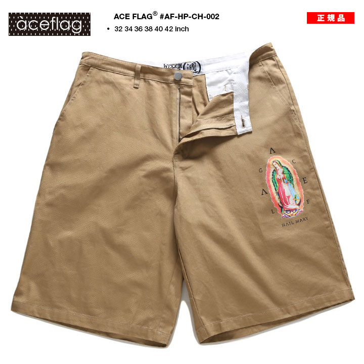 ACEFLAG ACE FLAG ハーフパンツ チノパン 大きいサイズ エース
