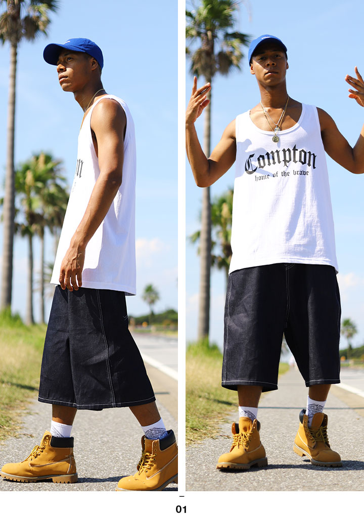 ACEFLAG（エースフラッグ） ハーフパンツ デニム 大きいサイズ