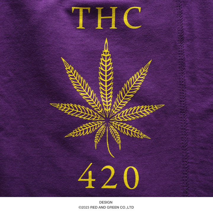ACE FLAG ハーフパンツ スウェット 裏パイル 大きいサイズ エースフラッグ ショートパンツ ゆったり パンツ 大麻 マリファナ ヘンプ ロゴ THC 420｜weekindenim｜12