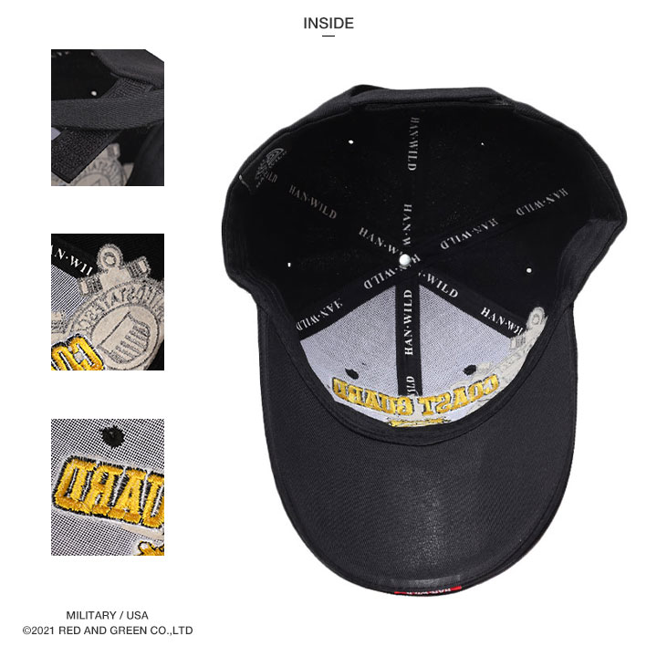 米軍 沿岸警備隊 キャップ 紺 零 ZERO 帽子 ローキャップ ボールキャップ CAP COAST GUARD 米軍 沿岸警備隊 アメリカ軍 ロゴ 刺繍 ミリタリーキャップ｜weekindenim｜15