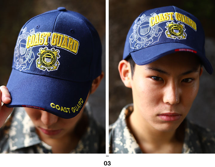 米軍 沿岸警備隊 キャップ 紺 零 ZERO 帽子 ローキャップ ボールキャップ CAP COAST GUARD 米軍 沿岸警備隊 アメリカ軍 ロゴ 刺繍 ミリタリーキャップ｜weekindenim｜09